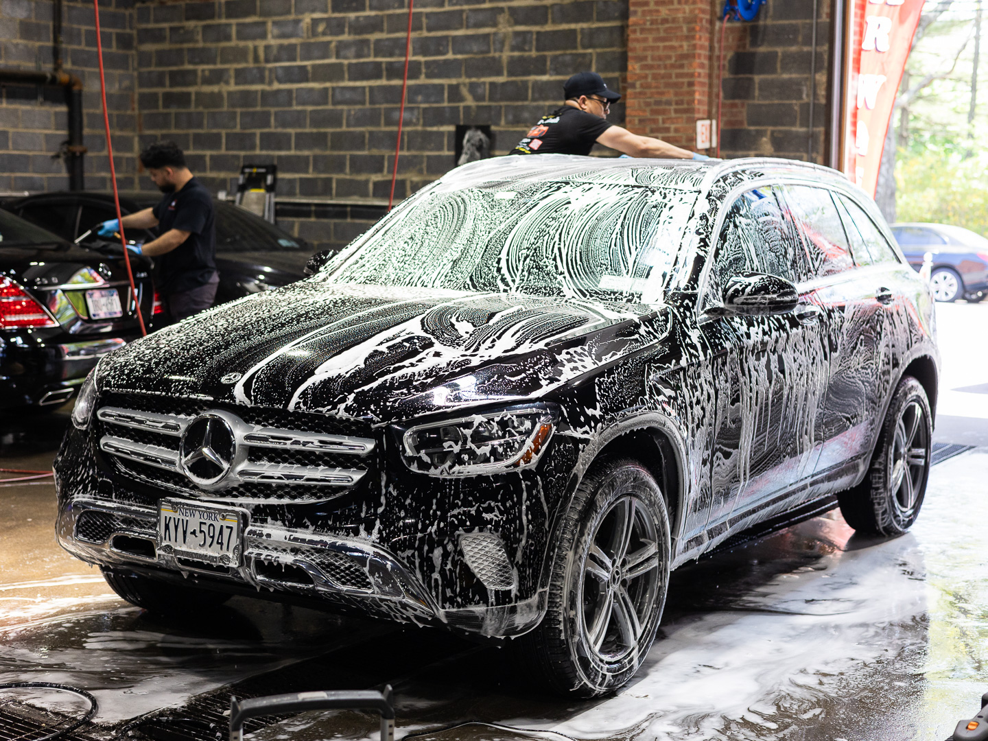 Detailing work in progress at Biz Family Autos